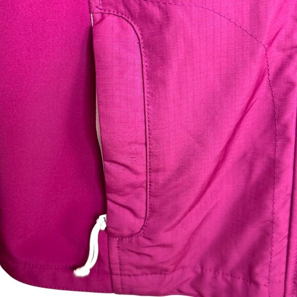 Hollister Pink All Weather Jacket with hood Light weight slim fit Size Small - Picture 8 of 16